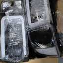 PIT66 LED DRL Headlight Assembly Fit 1994-2002 Dodge Ram 1500 2500 3500 Not fit Sport/Ram Van Models, Headlamps Clear Lens, Driver and Passenger Side