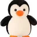 YUKOUQIAN Penguin Stuffed Animal Cute Plush Doll SoftToy 8.5" Gift for Girls Boys Birthdays Christmas Children's Day Halloween Thanksgiving Day (Penguin)