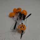 Homeleo Set of 6 Solar Pumpkin Pathway Lights for Halloween Decorations Outdoor, Color Changing Outdoor Lights, Light up Jack O Lantern Pumpkins Party Porch Yard HLD578