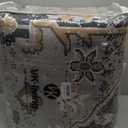 VK VKLIVING Machine Washable Rug 9'x12' Vintage Design Washable Area Rugs with Non Slip Rugs for Living Room Bedroom Traditional Woven Rug Carprt Stain Resistant, Dining Office Boho Rug, Brown&Black