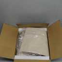 Seealle Farmhouse Table Lamps Set of 2 - Rustic Lamp for Bedroom Living Room, 22" Boho Bedside Lamps for Night Stands End Table Office Desk Lamp Nightstand with Linen Shades(Matte Black)