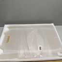 Clear Acrylic Pet Dog Gate: Transparent Foldable Pets Fence for Puppy - Freestanding Dogs Cats Playpen for Doorways - The Safety Barrier of Christmas Tree - Thickened Folding Plastic Gates 3 Panels