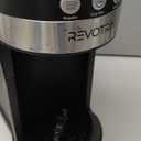 REVOTRA Single Serve Coffee Maker for Pods & Ground Coffee, 6 to 14oz Brew Sizes, Strong Brew Option, Fast Brewing, Compact Design with Removable 40oz Reservoir, Travel Mug Friendly