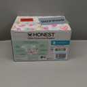 The Honest Company Clean Conscious Diapers for Delicate Skin | Up to 100% Leakproof | Hypoallergenic, Fragrance Free | Girl Prints | Club Box, Size 2 (12-18 lbs), 72 Count (Prints May Vary) (Rose Blossom + Tutu Cute)