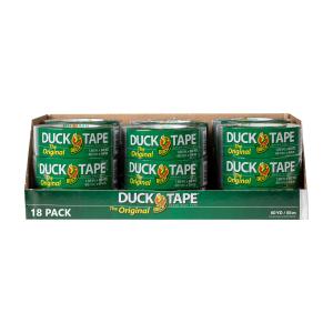 The Original Duck Tape Brand Duct Tape, 18-Pack 1.88 Inch x 60 Yard, 1080 Total Yards, Silver (1042019)