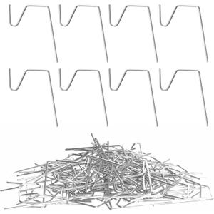 100Pcs Stainless Steel Christmas Light Hooks for Gutters with Gutter Guards, Gutter Hooks for Outdoor Lights, Leaf Filter Christmas Light Clips for Gutter Guards