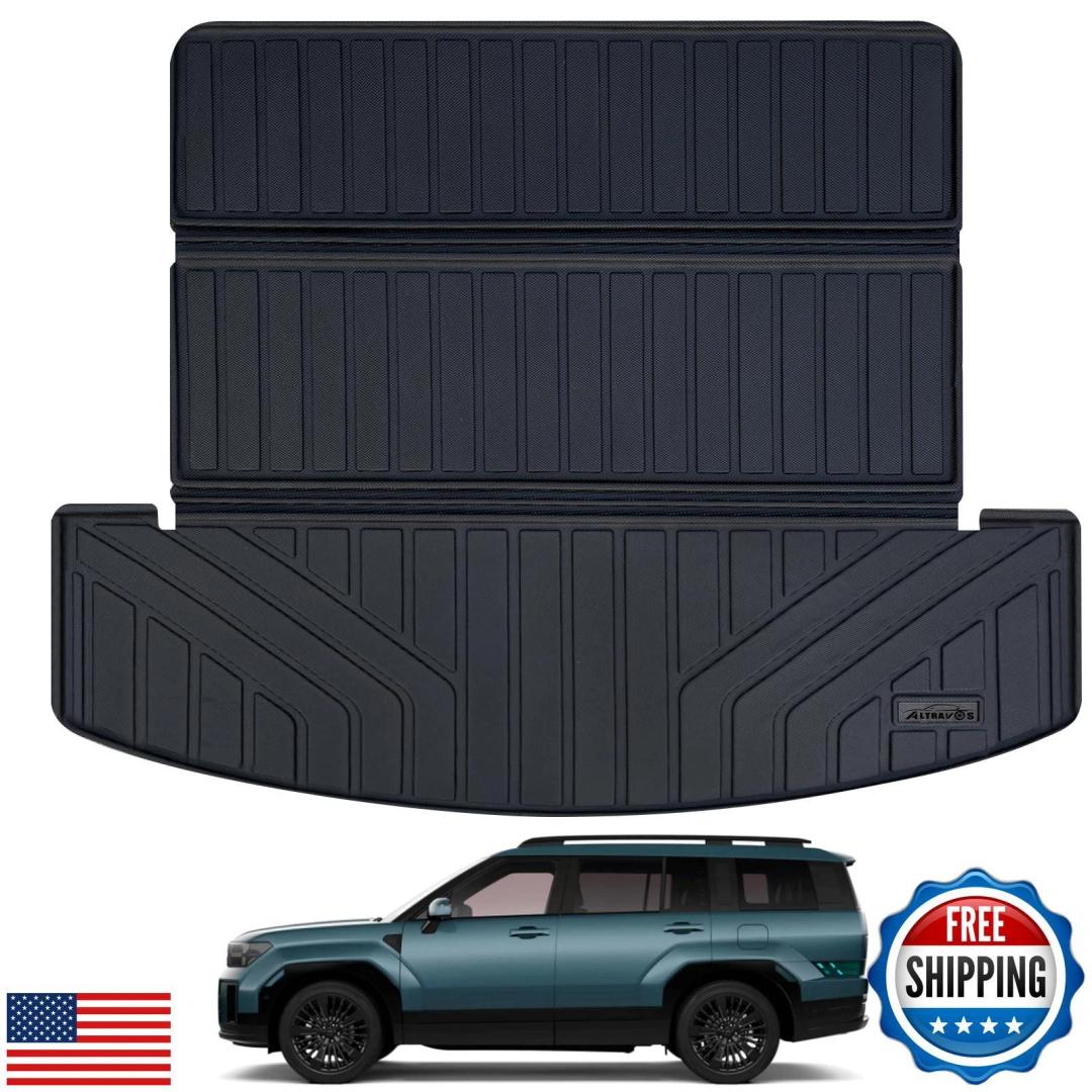 AltraVos Large Trunk Mat for All-New 2024-2025 Hyundai Santa Fe,TPE All Weath