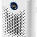 Air Purifiers for Home Pets Up to 3000Ft, HEPA Large Room Air Purifier with PM2.5 Air Quality Monitor, Sleep Mode, Air Purifiers for Bedroom Office for Allergies, Smoke, Dust, Pollen,8000B,White
