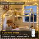 147ft Globe String Lights Outdoor Waterproof, 300 LED Indoor Christmas Lights Plug in with Remote, Hanging Fairy Light for Bedroom Holiday Party Patio Garden Christmas Decorations, Warm White