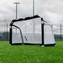 Soccer Innovations Quick Fold Portable Aluminum Goal - 5' x 3' Size, Competition Soccer Goal, Backyard Goal for Practice, Collapsible Goal, Mini Net