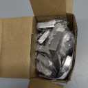 Ravinte 10 Pack Solid 4 Inch Kitchen Square Cabinet Handles Brushed Nickel Pulls Drawer Pulls Cabinet Hardware Kitchen Handles (4" Hole Center)