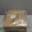 72-Inch Cable Sweater Knit Christmas Tree Skirt with Wooden Toggles, Cream