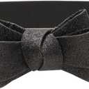Womens Belts for Dress Skinny Thin Bow Decor Elastic Belt for Women Wasit (M: Fit Waist 29"-32", Black)