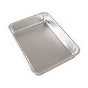 Nordic Ware Natural Aluminum Commercial Rectangular Cake Pan, Exterior dimensions 12.9 x 9.5 x 2.5 inches and interior dimensions 12.1 x 8.8 x 2.5 inches