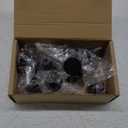 Ravinte 10 Pack Cabinet Knobs Black Kitchen Cabinet Knobs Round Dresser Drawer Pulls Closet Door Pulls 1-1/5 Inch