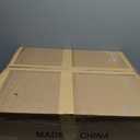 Washable Area Rug 9'x12' Red Khaki Retro Flowers Boho Design Non-Shedding Easy Care Ideal for High Traffic Areas in Living Room Bedroom Office Coffee Table Kitchen Large Carpet