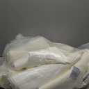 Fitable 6 Pack Ivory Round Tablecloths - 120 Inches in Diameter - Stain Resistant and Washable Table Clothes, Polyester Fabric Table Covers for Wedding, Party, Banquet, Formal Events