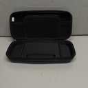 Orzly Carry Case Compatible with Nintendo Switch and New Switch OLED Console - Black Protective Hard Portable Travel Carry Case Shell Pouch with Pockets for Accessories and Games (6.2 inch Switch 1)