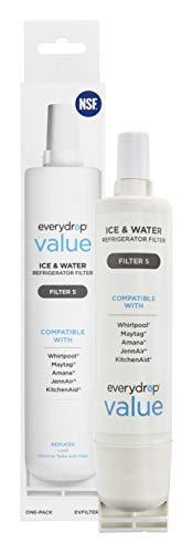everydrop® Value by Whirlpool Ice and Water Refrigerator Filter 5, EVFILTER5, 1 Pack