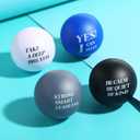 Jerify 72 Pcs Bulk Stress Balls for Adults Motivational Quotes Stress Balls Colorful Foam Ball Hand Exercise Small Therapy Fidget Relief Anxiety Toys for Coworkers Gifts Party Favors(Cool Colors)
