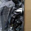 NUUK Outdoor Grill Cart with Storage Cabinet Metal Kitchen Island Prep Table with Movable Universal Wheels and Stainless Steel Top for Outside BBQ Backyard Include Hooks Spice Rack (42"x 20")