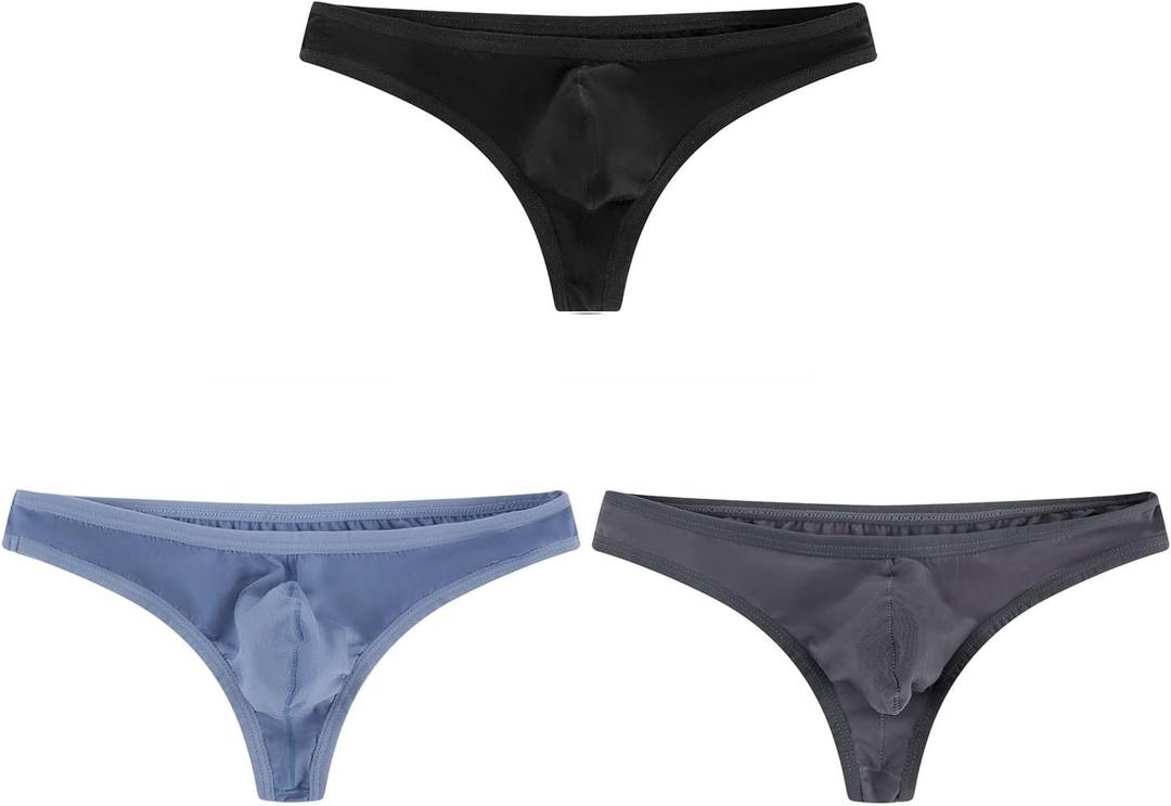 Modal Thong for Men - Elastic, 3D Pouch Sensational,Breathable, Low-Rise Comfort (XXXL)