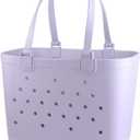 Beach Tote Bag, Waterproof Sandproof Rubber Beach Tote Bags For Women