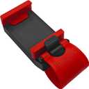 Car Steering Wheel Phone Mount, Buckle-Type Cell Phone Clamp Mount Stand, Universal Portable Steering Wheel Phone Holder Compatible with 55-75mm Mobile Phones MP4 Navigation Devices (Red)