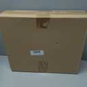 TRZZ 6-Pack Bed Sheet Organizers and Storage, Foldable Linen Bins with Window and Labels, Bedding Holder for Queen/King Duvet Covers, Keeps Bedding Neatly Organized and Accessible (Beige)