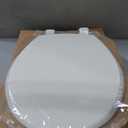 Mayfair Cassel Slow Close Toilet Seat, Easy Clean, Non Slip Premium Wood Seat, Easy Install, Made in USA, Round, Biscuit