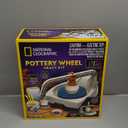 NATIONAL GEOGRAPHIC Pottery Wheel for Kids Complete Pottery Kit for Beginners, Plug-in Motor, 2 lbs. Air Dry Clay, Sculpting Clay Tools, Apron & More, Patented Design, Craft Kit 