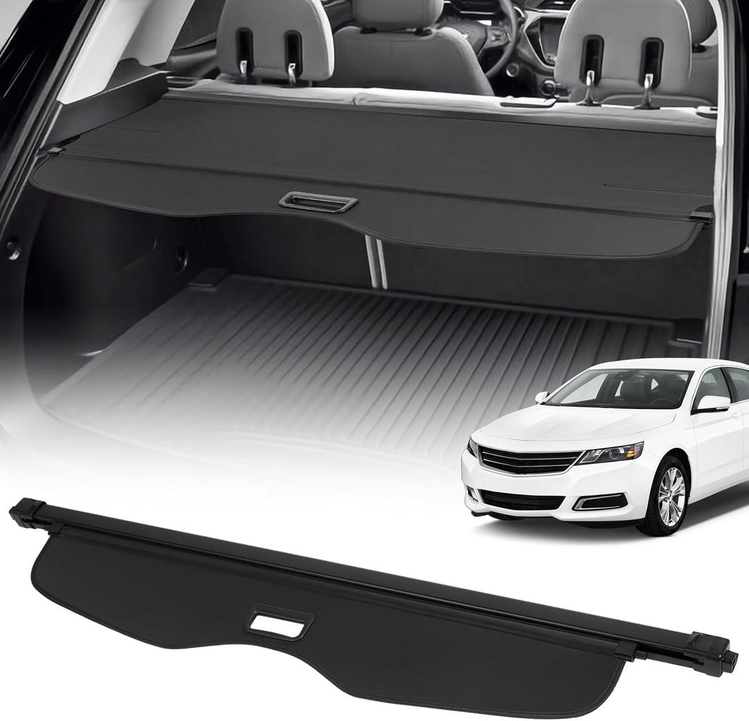 AUXMART Retractable Cargo Cover for Chevrolet Blazer 2019-2026 Cargo Rear Cover Trunk Retractable Shielding Shade for Chevrolet Blazer 2020 2021 2022 2023 2024 2025