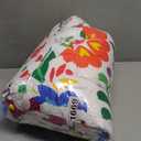 Pamnest Comforter Set Full Size, Colorful Floral Happy Soft 3 Pcs Bedding for Kids and Adults, Mexican Flower Mexico Comforter Set with Pillowcase, for Bedroom Bed Decor