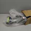 Geiserailie 2 Pcs Forearm Crutches for Adults, Folding Forearm Crutches Lightweight and Adjustable with Rubber Grips for Comfortable Grip, Aluminum Cane with Cuffs for Walking, Black