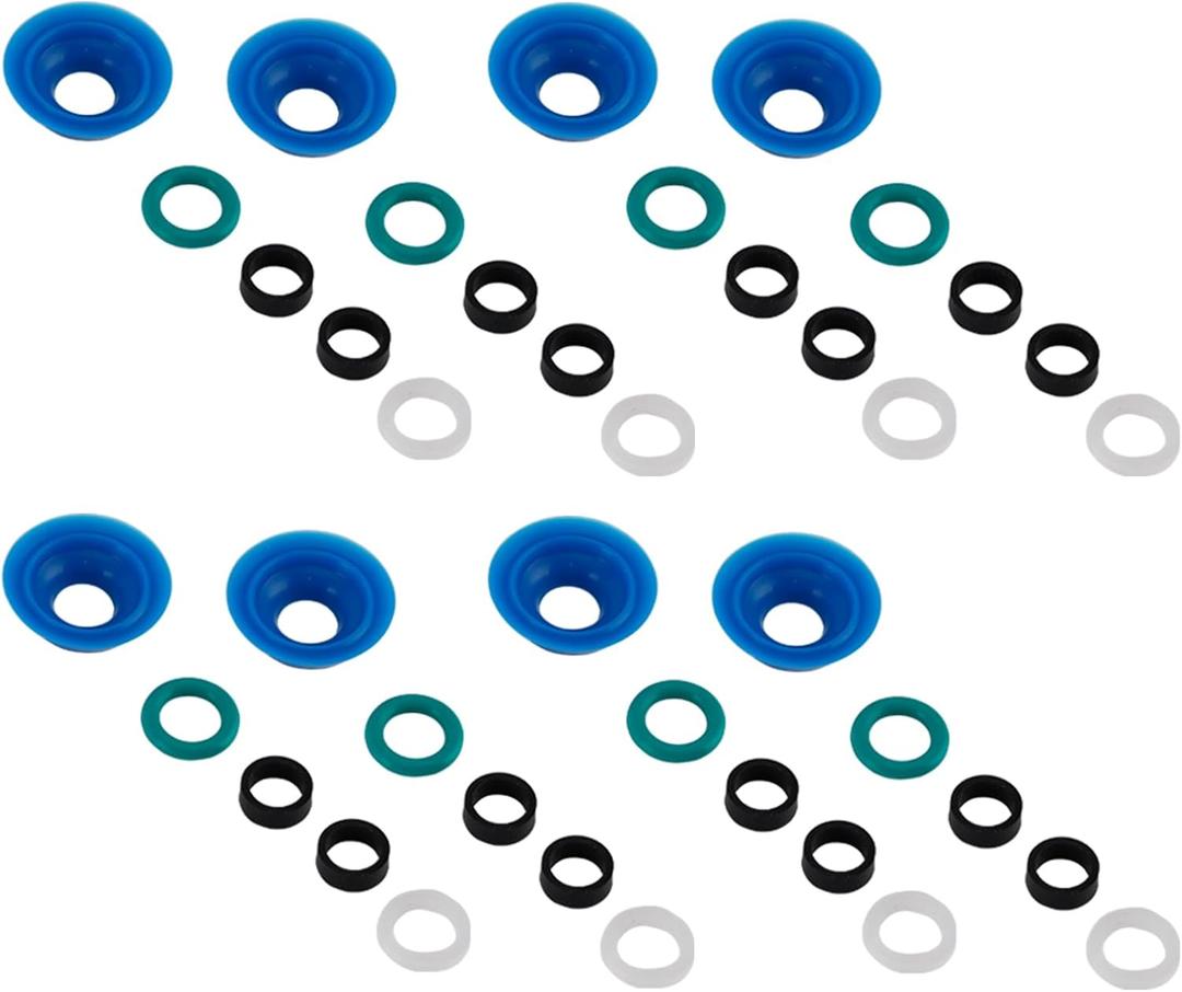 8Pcs Fuel Injector O-Ring Kit Fuel Injectors Repair Kit Fit For Cadillac Escalade ESV/Escalade/Chevrolet Suburban 2015-2020,CTS 2016-2019,For Chevrolet Silverado 1500 LD 2019/Camaro 2016-2020