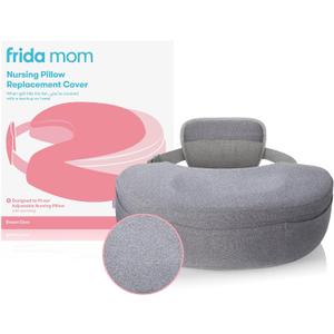 Frida Mom Nursing Pillow Cover, Easy-to-Clean Replacement Cover, Soft Fabric, Machine Washable, Gray, Standard