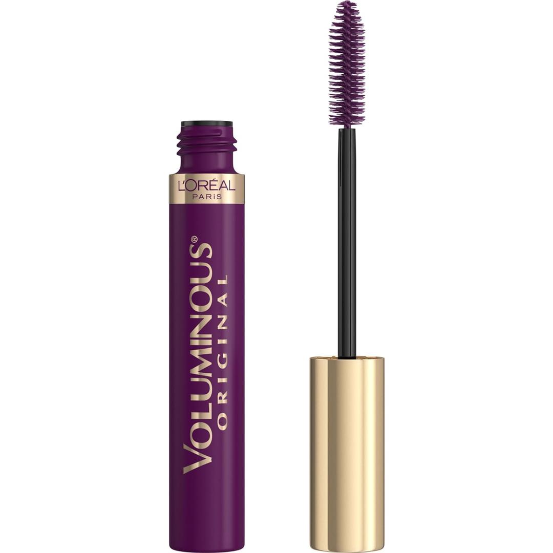 L'Oreal Paris LOreal Paris Original Voluminous Mascara, Building Mascara Volume and Length Formula, Washable, Deep Violet, 0.26 Fl Oz., 1 Count