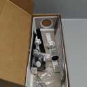 Under Desk Cable Management Tray White, Cinati Wire Organizers No Drill, Cable Tray with Clamp for Wire Management, Cord Organization Box for Office, Home - No Damage to Desk (13.4"-1 Pack)