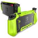 Mumba Blade Series Dockable Case for Nintendo Switch (2017 Release), Green, TPU Grip Protective Cover, Compatible with Switch and Joy-Con