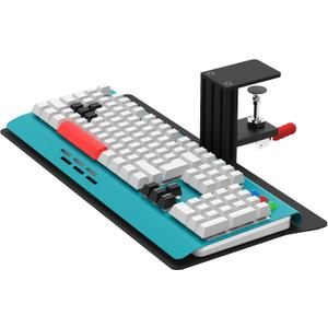 Industrial Heavy Duty Ergonomic Keyboard Tray, Quick Release Desk Mount, Space Saving Side Clamp Design, Height Adjustable for Wrist & Comfort Typing Gaming/Home/Office, 55lbs Load Capacity 18.5x8.66, Black Industrial Heavy Duty Ergonomic Keyboard Tray, Quick Release Desk Mount, Space Saving Side Clamp Design, Height Adjustable for Wrist & Comfort Typing Gaming/Home/Office, 55lbs Load Capacity 18.5x8.66, Black