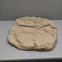 Newwiee 8Pcs Patio Cushion Covers Stretch Outdoor Cushion Cover Replacement for Patio Furniture Sofa Couch Slipcovers, Soft Flexibility Washable Furniture Protector(Waterproof Pure,Khaki Yellow)