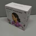 Sharper Image Heated Neck & Shoulder Wrap - Microwavable Warm & Cooling Plush Pad, Scented Aromatherapy (100% Natural Lavender & Herb Spa Blend), Pain Tension Headache Relief Therapy, Gift for Women