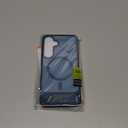 RMOCR for Samsung Galaxy S25 Plus Case with Screen Protector+Lanyard Wrist Strap,Magnetic Translucent Matte Rugged Slim Phone Cover Built in Invisible Kickstand [Fit for MagSafe],2025 Navy Blue