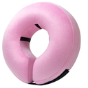 BENCMATE Inflatable Dog Cone Collar Alternative, Soft Dog Cone for Dogs and Cats, Neck Recovery ECollar Donut Collar After Surgery (Large+, Pink)
