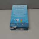 AquaSonic Kids' Water Flosser for Ages 6+ | Standard Nozzle, Orthodontic Nozzle & Waterproof Stickers | 4 Flossing Modes | Aquarium Adventures Theme (Blue)