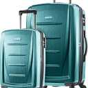 Samsonite Winfield 2 Hardside Luggage with Spinner Wheels, 2-Piece Set (20/28), Cactus Green