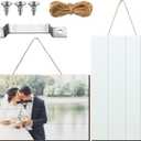 Blulu Sublimation 2026 Personalized Picture Frames Heat Transfer Wood Blanks Photo Frames Wall Mounting Photo DIY Birthday Anniversary Decor 12 x 8 Inch