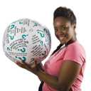 S&S Worldwide Toss 'n Talk-About Addiction Ball. Inflatable Beachball Style Ball has a 24" Flat Diameter. Great Conversation Starter for Groups and One on One Sessions.