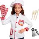 Career Day Costume for Kids Chef Costume for Boys Girls Cooking Play Halloween 100th day of School