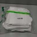 qiqee 60pcs Cupcake Boxes Individual Disposable White Single Box with Window 3.6 * 3.6 * 4.3inch Cupcake Containers/Holders